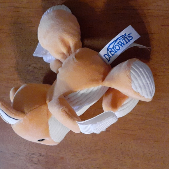 Dr. Brown's squirrel plush with hook and loop attachments on paws - Picture 2 of 7